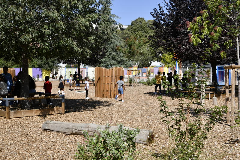 Cour aventure école élémentaire Heidelberg