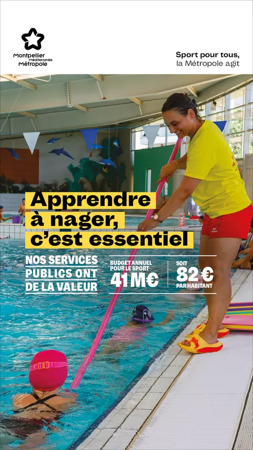 Apprendre à nager c'est essentiel : nos services publics ont de la valeur Apprendre à nager c'est essentiel : nos services publics ont de la valeur