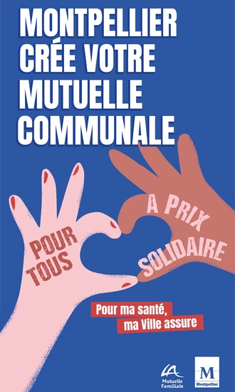 Affiche mutuelle communale Montpellier