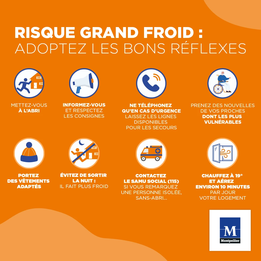 Risque grand froid : adoptez les bons réflexes