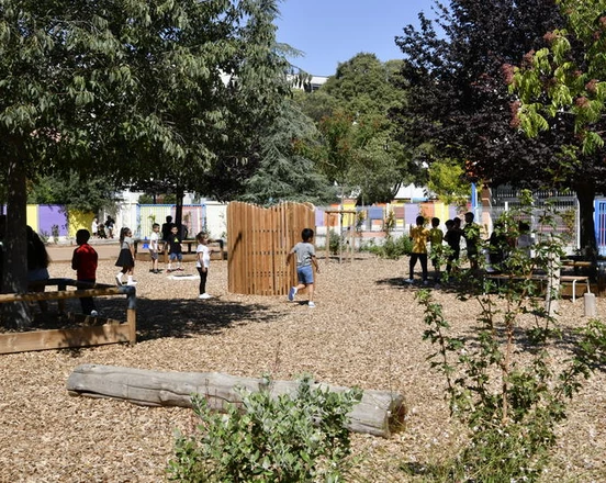 Cour aventure école élémentaire Heidelberg