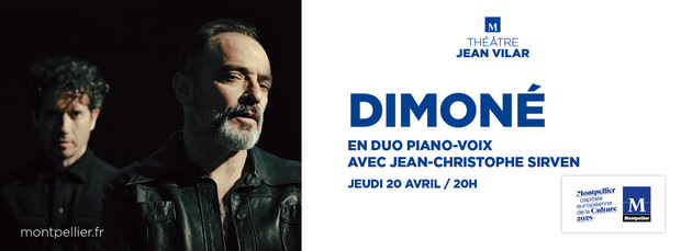 Spectacle "Dimoné" en duo piano-voix  avec Jean-Christophe Sirven