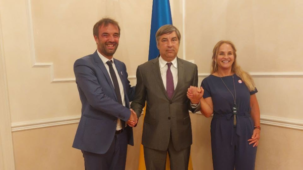 Michaël Delafosse a rencontré Omelchenko Vadym Volodymyrovych, l'Ambassadeur extraordinaire et plénipotentiaire d’Ukraine en France