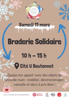 Braderie solidaire pour les étudiants