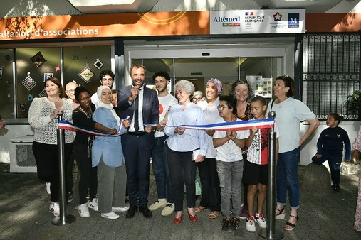 Inauguration des locaux associatifs Grand Mail quartier Mosson