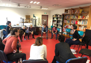 Échange de pratiques avec des enseignantes - Ecole Neruda