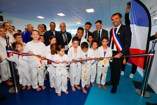 Inauguration du dojo solidaire des Garrigues quartier Hauts de Massane