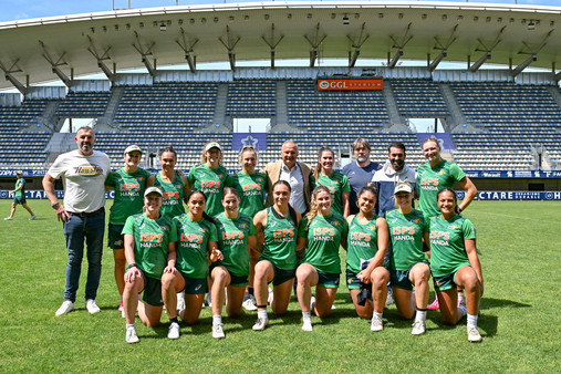 Montpellier a accueilli la délégation d’Australie de rugby à VII féminin en stage du 21 au 26 mai 2024