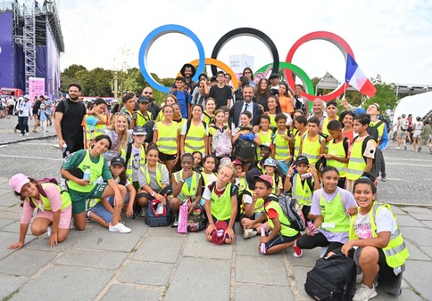 Jeux olympiques Paris 2024 : une journée parisienne sportive pour de jeunes montpelliéraines et montpelliérains